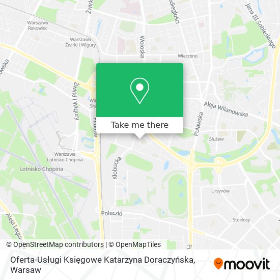 Oferta-Usługi Księgowe Katarzyna Doraczyńska map