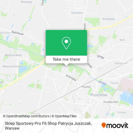 Sklep Sportowy Pro Fit Shop Patrycja Juszczak map