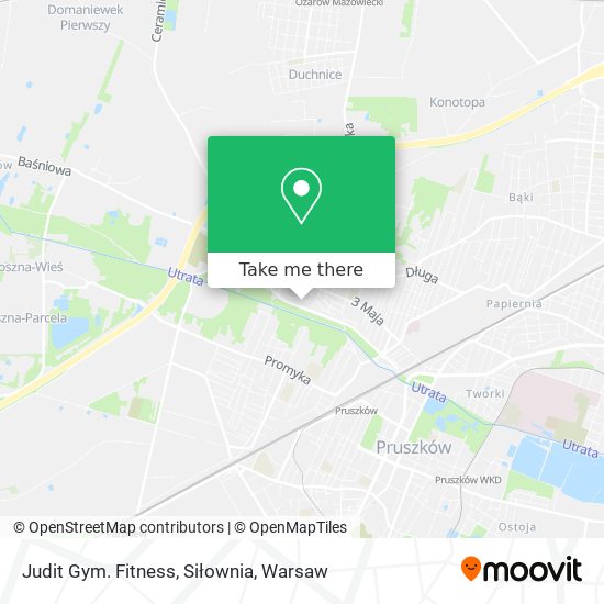 Judit Gym. Fitness, Siłownia map