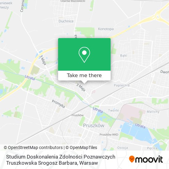 Studium Doskonalenia Zdolności Poznawczych Truszkowska Srogosz Barbara map