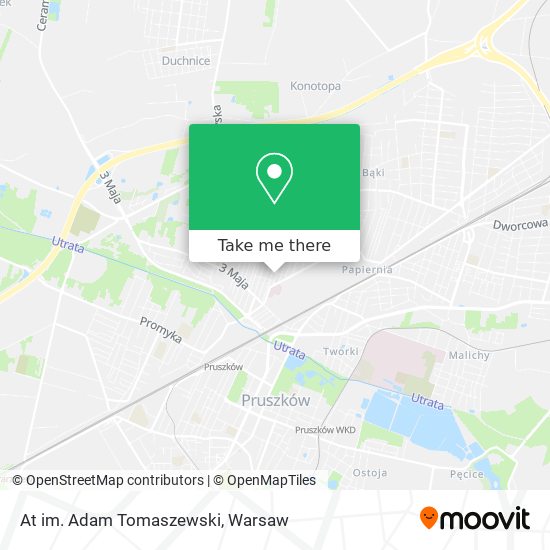 At im. Adam Tomaszewski map