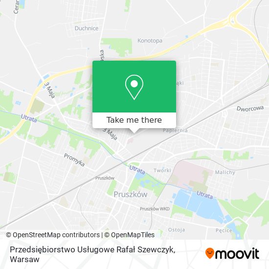 Przedsiębiorstwo Usługowe Rafał Szewczyk map