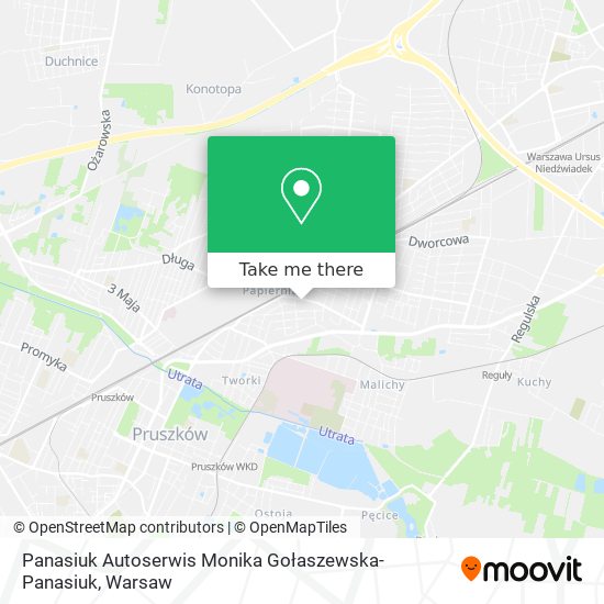 Panasiuk Autoserwis Monika Gołaszewska-Panasiuk map