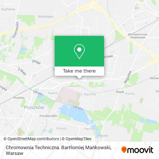 Chromownia Techniczna. Bartłomiej Mańkowski map