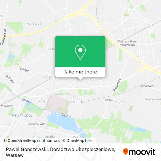 Paweł Gonczewski. Doradztwo Ubezpieczeniowe map