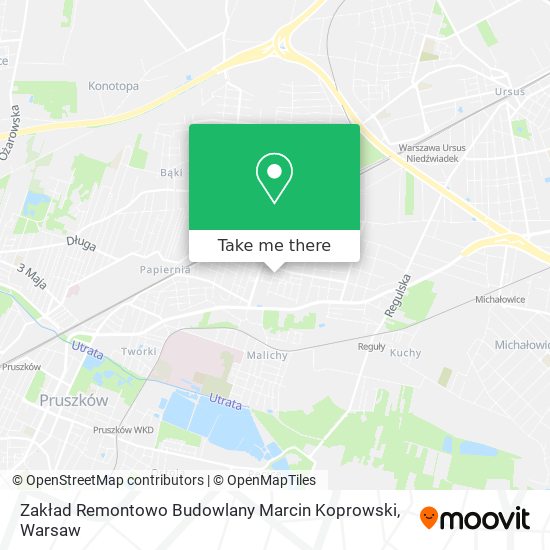 Zakład Remontowo Budowlany Marcin Koprowski map