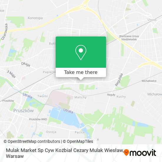 Mulak Market Sp Cyw Koźbiał Cezary Mulak Wiesław map