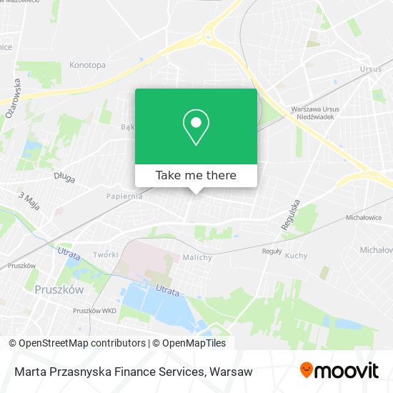 Marta Przasnyska Finance Services map