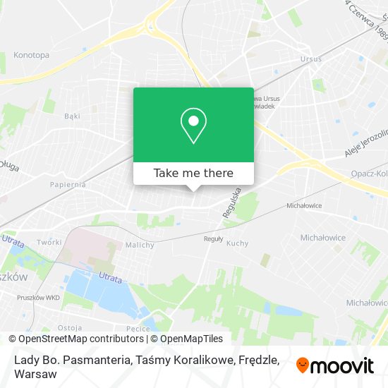 Lady Bo. Pasmanteria, Taśmy Koralikowe, Frędzle map