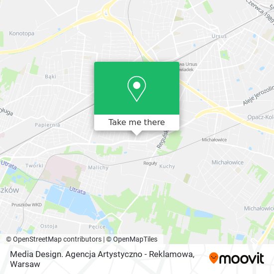 Media Design. Agencja Artystyczno - Reklamowa map