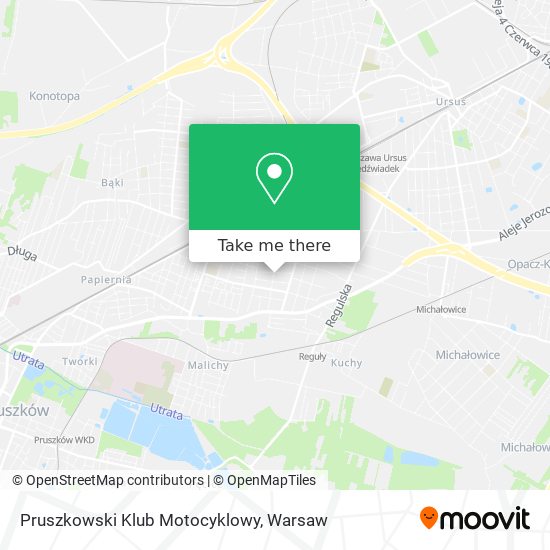 Pruszkowski Klub Motocyklowy map