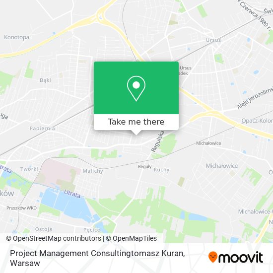 Карта Project Management Consultingtomasz Kuran