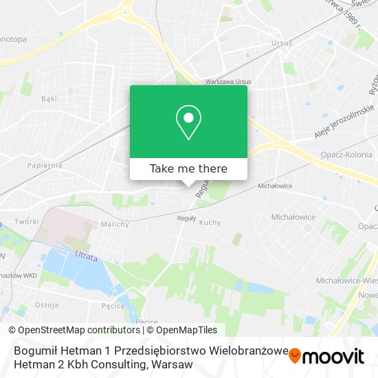 Bogumił Hetman 1 Przedsiębiorstwo Wielobranżowe Hetman 2 Kbh Consulting map