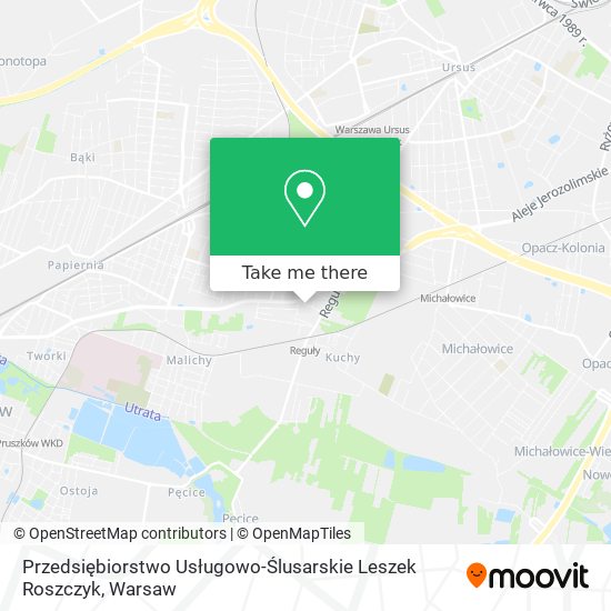 Przedsiębiorstwo Usługowo-Ślusarskie Leszek Roszczyk map