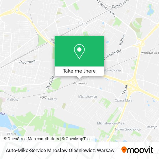 Auto-Miko-Service Mirosław Oleśniewicz map