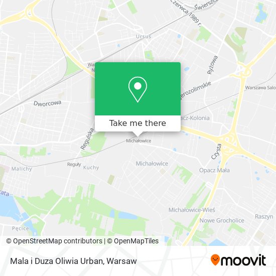 Mala i Duza Oliwia Urban map