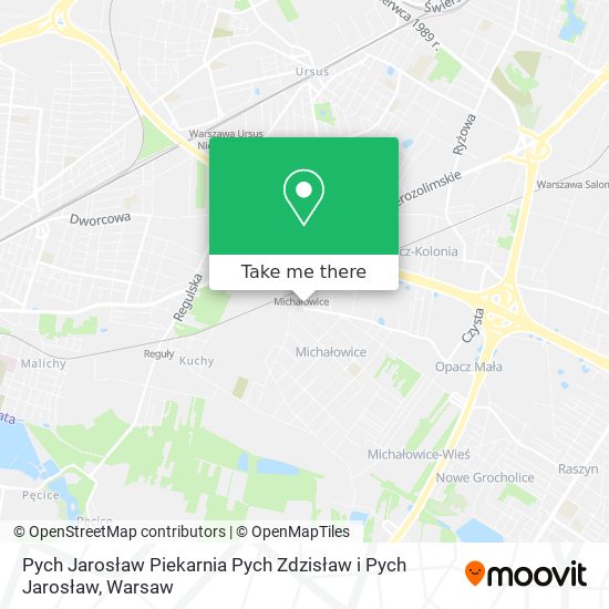 Pych Jarosław Piekarnia Pych Zdzisław i Pych Jarosław map