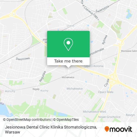 Карта Jesionowa Dental Clinic Klinika Stomatologiczna