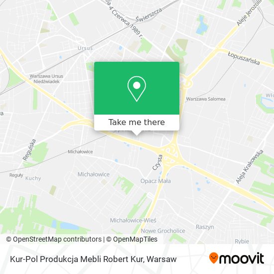 Kur-Pol Produkcja Mebli Robert Kur map