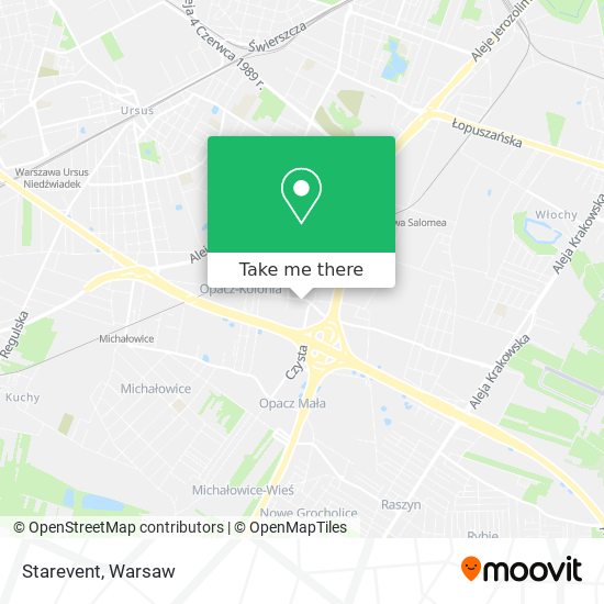 Starevent map