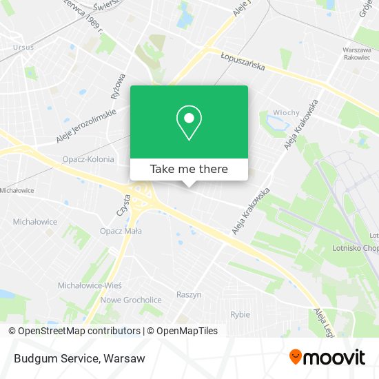 Budgum Service map