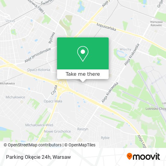 Карта Parking Okęcie 24h