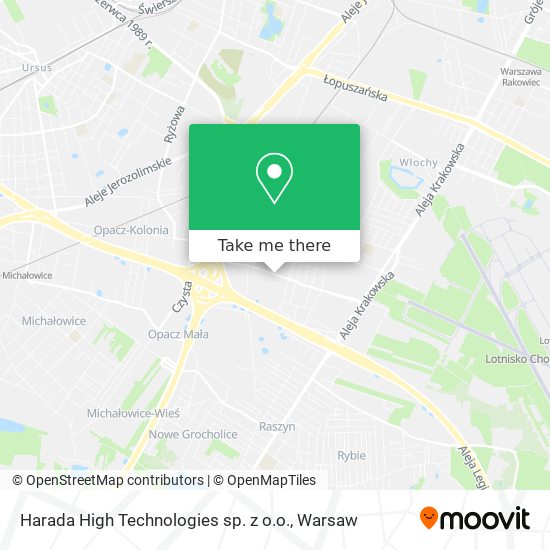 Harada High Technologies sp. z o.o. map