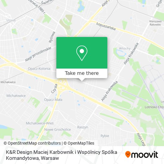 K&R Design Maciej Karbownik i Wspólnicy Spólka Komandytowa map