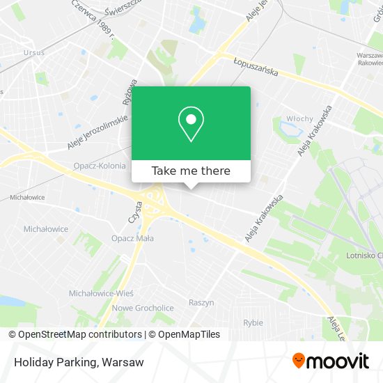 Holiday Parking map