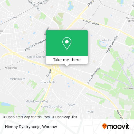 Hicopy Dystrybucja map