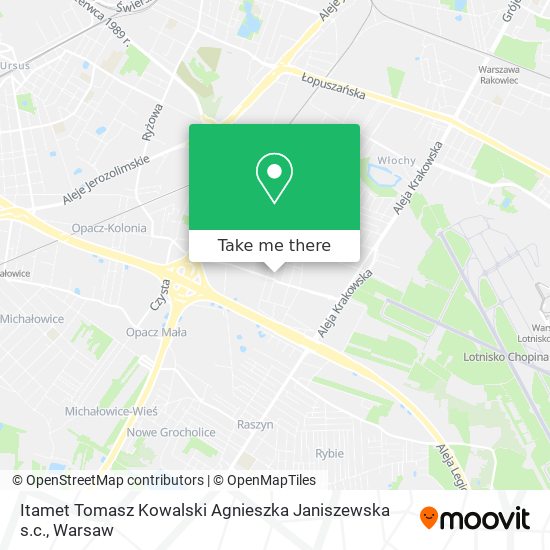 Itamet Tomasz Kowalski Agnieszka Janiszewska s.c. map