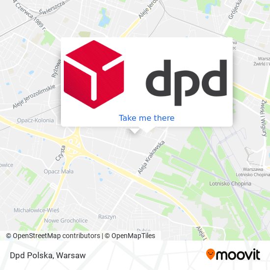 Dpd Polska map