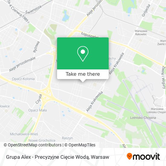 Grupa Alex - Precyzyjne Cięcie Wodą map