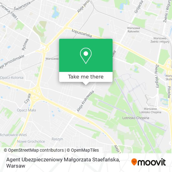 Agent Ubezpieczeniowy Małgorzata Staefańska map