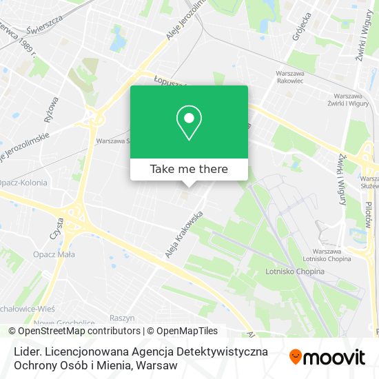 Lider. Licencjonowana Agencja Detektywistyczna Ochrony Osób i Mienia map