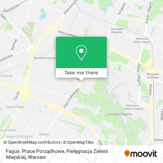 Карта Fagus. Prace Porządkowe, Pielęgnacja Zieleni Miejskiej