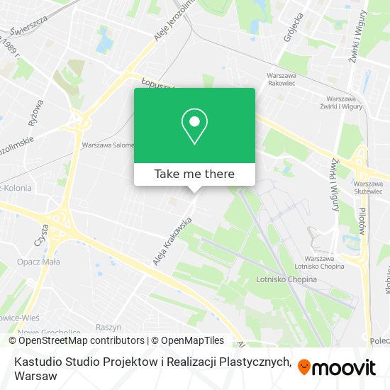 Карта Kastudio Studio Projektow i Realizacji Plastycznych