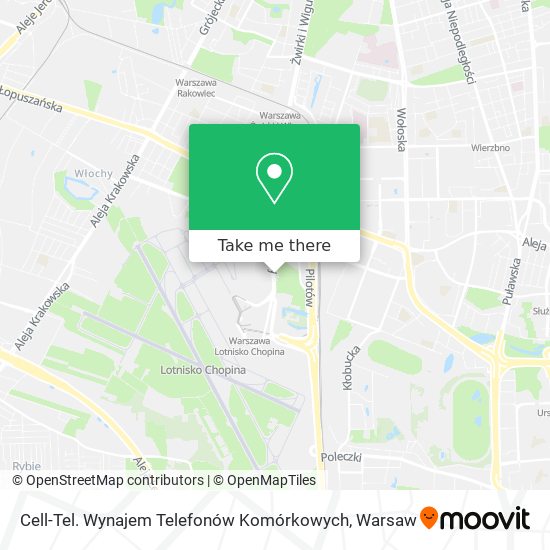 Cell-Tel. Wynajem Telefonów Komórkowych map