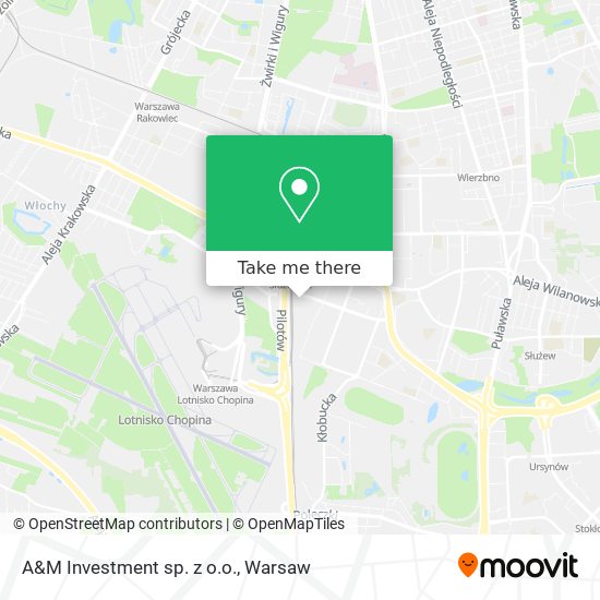 A&M Investment sp. z o.o. map