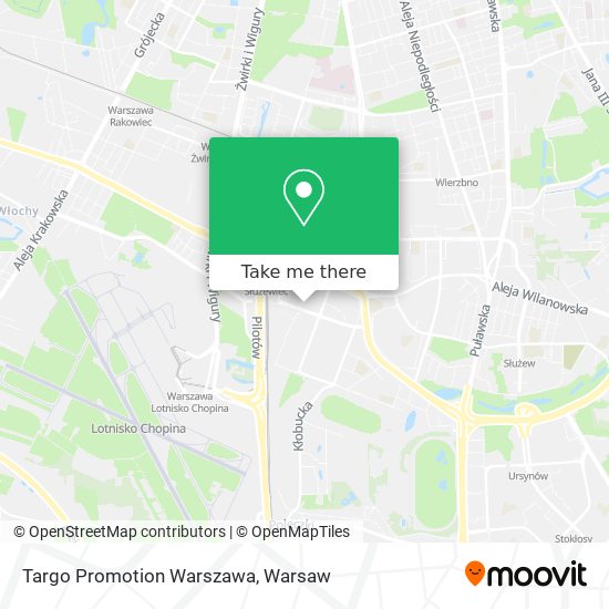 Карта Targo Promotion Warszawa