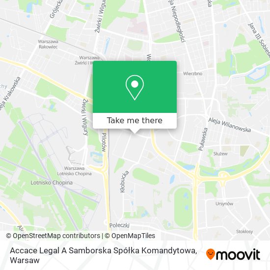 Accace Legal A Samborska Spółka Komandytowa map