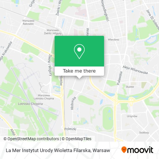 La Mer Instytut Urody Wioletta Filarska map