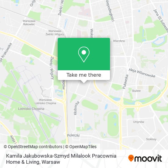 Kamila Jakubowska-Szmyd Milalook Pracownia Home & Living map