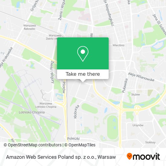 Amazon Web Services Poland sp. z o.o. map