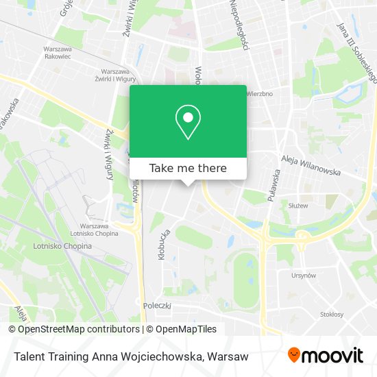 Talent Training Anna Wojciechowska map