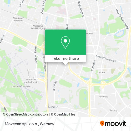 Movecan sp. z o.o. map