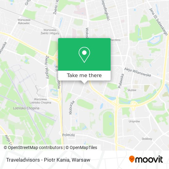 Traveladvisors - Piotr Kania map