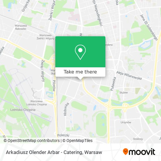 Arkadiusz Olender Arbar - Catering map