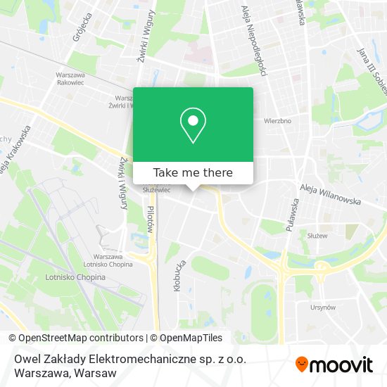 Карта Owel Zakłady Elektromechaniczne sp. z o.o. Warszawa