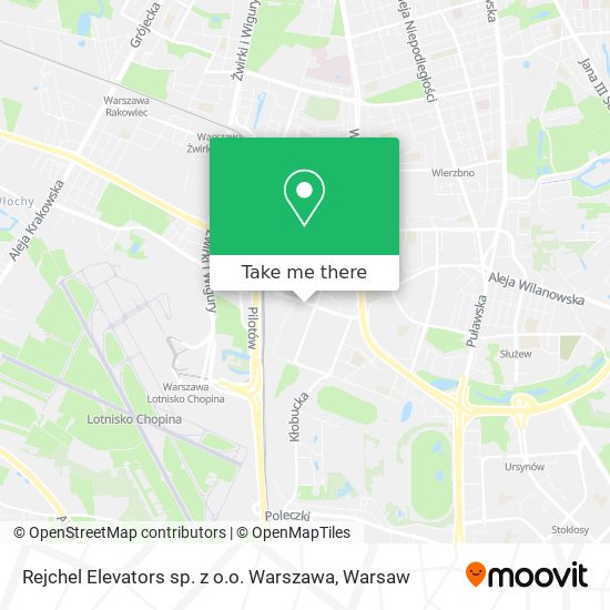 Rejchel Elevators sp. z o.o. Warszawa map